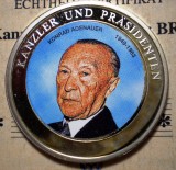 5.321 MEDALIE GERMANIA KONRAD ADENAUER 2006 PROOF + CERTIFICAT