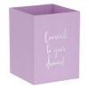 Suport Pixuri, Model Lila, Imprimeu Folie Argintie, Dimensiuni 8x8x10.5 cm, Oem