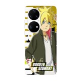 Husa compatibila cu Huawei Nova Y70 model Uzumaki Boruto, Silicon, TPU, Viceversa, Transparent, Carcasa