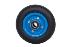 Roata carucior - mare - cauciuc brut striat - rulment - 250-4 (8&amp;quot;) PowerTool TopQuality foto