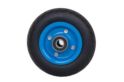 Roata carucior - mare - cauciuc brut striat - rulment - 250-4 (8&amp;quot;) PowerTool TopQuality foto