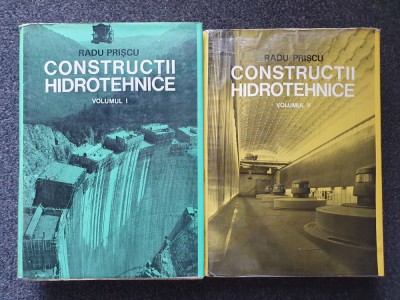 CONSTRUCTII HIDROTEHNICE - Radu Priscu (2 vol) foto