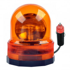 Girofar cu semnal luminos rotativ URZ0071, alimentare 24 V, portocaliu