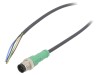 Cablu Conectare M12 5 Pini 10m Phoenix Contact Negru PUR