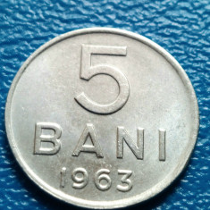 Moneda Romania 5 bani 1963