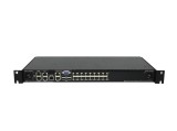 Comutator KVM IBM 1754-HC1 46M5376 cu 16 porturi, gestionat, cu suporturi pentru montare &icirc;n rack