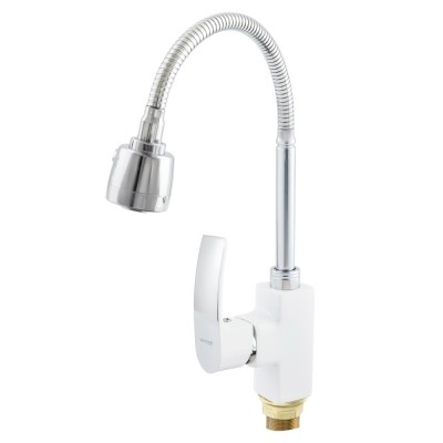 Baterie bucatarie cu 2 functii MIXXUS MAGNUM 011 (NUT) WHITE CHROME REFL. Innovative ReliableTools foto