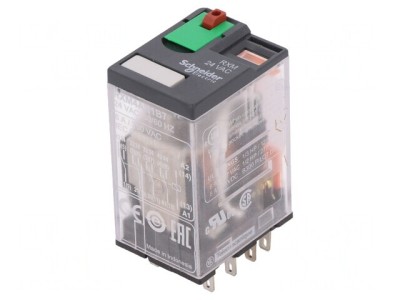 Releu Electromagnetic 4PDT 24VAC 6A foto