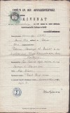 A3060N Kivonat keresztelő k&ouml;nyv&eacute;ből Marosv&aacute;s&aacute;rhely/Extras din matricula botezaților T&acirc;rgu Mureș, 1877