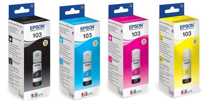 Cerneala originala Epson L103 EcoTank, flacon 65 ml - Magenta