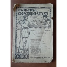 Revista Curierul Cooperatiei Satesti din Romania nr. 4-5/1925