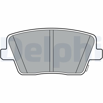 DELPHI LP3404 set placute frana disc foto