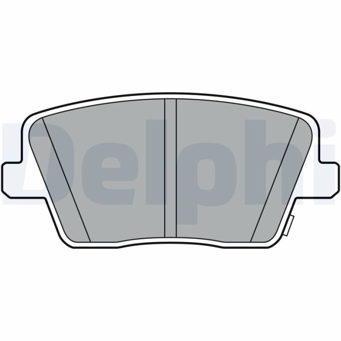 DELPHI LP3404 set placute frana disc