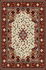 Covor Clasic Lotos 1535 - 80x150, Grena foto