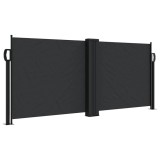 Cumpara ieftin Copertina laterala retractabila, negru, 100 x 1000 cm