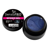 Cumpara ieftin Spider Gel SensoPRO Metallic Blue, 5 ml