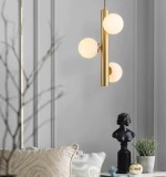 Cumpara ieftin Lustra LED, 3 globuri albe, dulie G9, lungime reglabila 1M