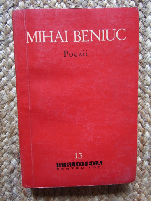 Mihai Beniuc, Poezii, BPT nr. 13, București 1960