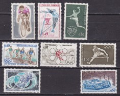 Franta 1968-1973 lot sport MNH