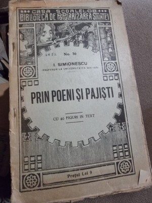 Prin poieni si pajisti - I. Simionescu foto