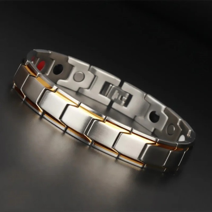 Bratara Inox Magnetica Argintie cod B863F