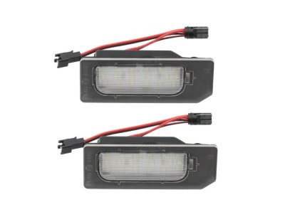 Set 2 buc lampa numar MITSUBISHI OUTLANDER (GG/GF), 07.2012-2020, partea stanga=dreapta, LED; TUNING, foto