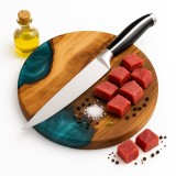 Cutit de bucatarie Koken, lama din otel inoxidabil, 20cm, maner 13cm, ergonomic antiderapant, taiere precisa si rezistenta indelungata, cutit pentru c