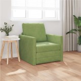 vidaXL Pat canapea 60cm Verde deschis Catifea 4106619