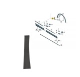 Bandou aripa, ornament fata VW TIGUAN, 05.2016-12.2020, partea dreapta, original, aripa fata,