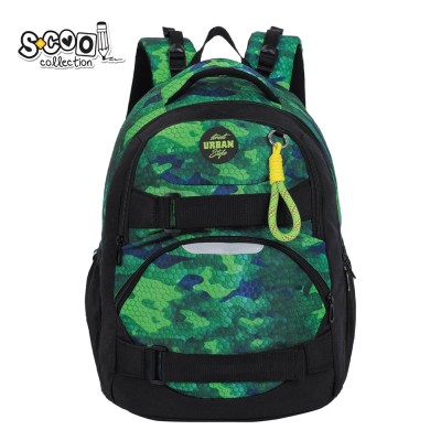 Ghiozdan anatomic Urban, GREEN ARMY, 43x29x22 cm &amp;ndash; S-COOL foto