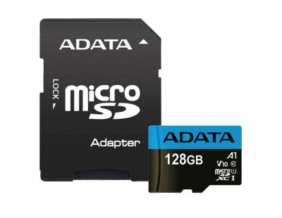 Card de Memorie MicroSD ADATA Premier, 128GB, Adaptor SD, Class 10 foto
