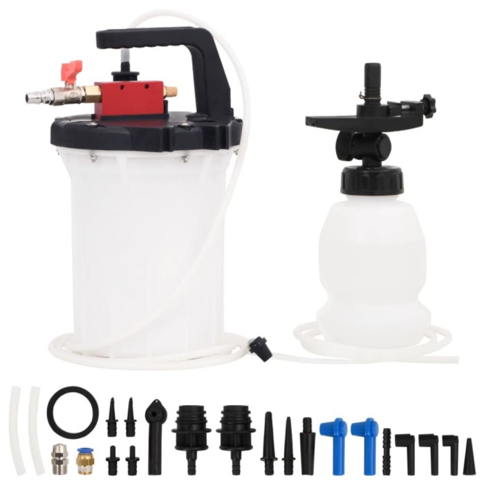Gossi purjor de frana, alb si negru, 3 l