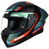 Casca moto integrala SMK Stellar Sport Flight negru/albastru/portocaliu marime XS