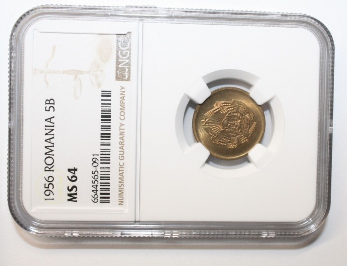5 BANI 1956 MS64 .
