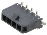 Conector cablu-placă soclu tată Micro-Fit 3.0 4 PIN 5A MOLEX