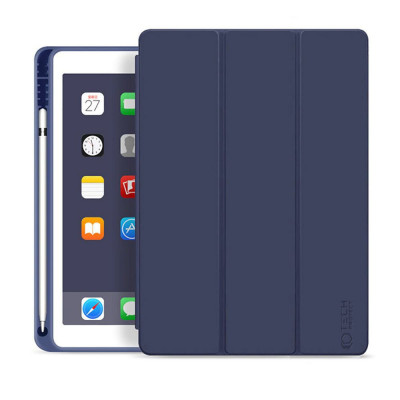 Husa Tech-Protect Sc Pen pentru Apple iPad 10.2 7/8/9/2019-2021 Albastru inchis foto