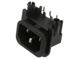 Conector Alimentare AC Soclu Tată 10A 250V IEC 60320 GSP2
