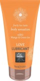 Lubrifiant comestibil Shiatsu mango si ceai verde 75 ml