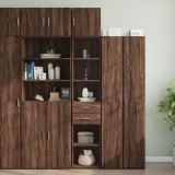 Dulap depozitare slim stejar maro 40x42,5x225 cm lemn prelucrat