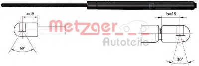 Amortizor capota VW EOS (1F7, 1F8) (2006 - 2016) METZGER 2110456 foto