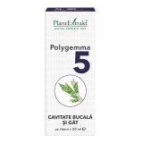 Polygemma 5 Cavitate bucala si gat, 50ml, PlantExtrakt