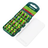 Set biti Verto 16 piese, 25 mm, PH/PZ/SL/TX, in cutie compacta
