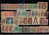 Rusia - Lot timbre vechi, neuzate, cu dubluri