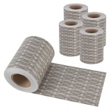 Cumpara ieftin Set 4 Role Folie pentru Intimitate Gard, Aspect Ratan Gri, Lungime 4 x 35 m