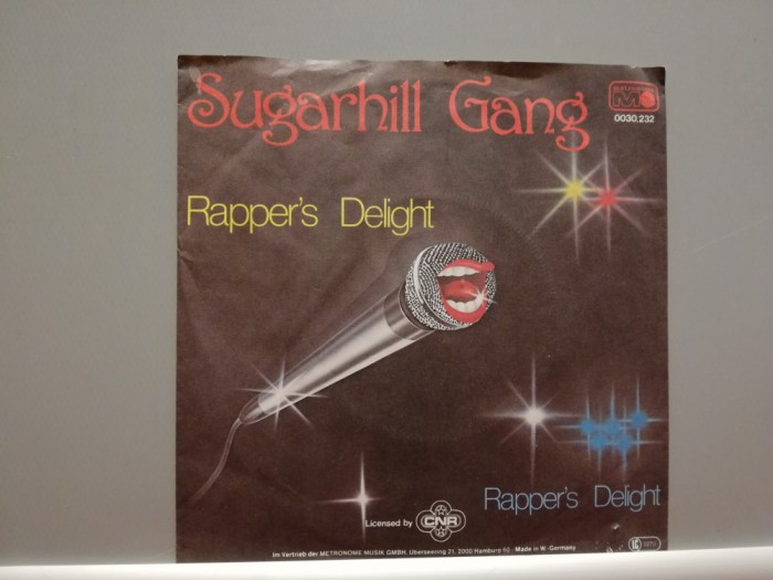 Sugarhill Gang &ndash; Rapper&rsquo;s Delight (1976/Metronome/RFG) - VINIL Single/NM