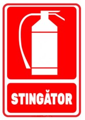 Semn de stingator foto