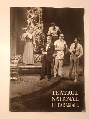 Caiet program Teatrul Național I. L. Caragiale, stagiunea 1970-1971 foto