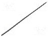 Tub termocontractant, 1.6mm, 1m, neagra, TASKER - GTM 1608 BK