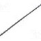 Tub termocontractant, 1.6mm, {{Lungime}}, neagra, TASKER - GTB 1608 BK