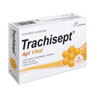 Trachisept Api Vital 16 comprimate Labormed foto